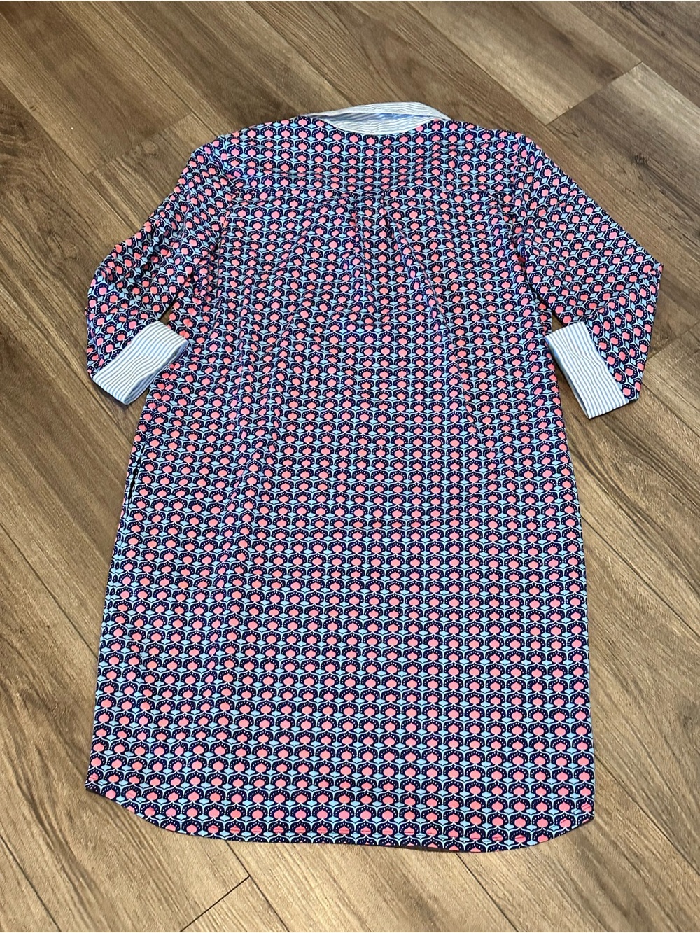 New! J. McLaughlin Arosa Catalina Cloth 3/4 Sleeve Dress Size Large - Picture 6 of 8